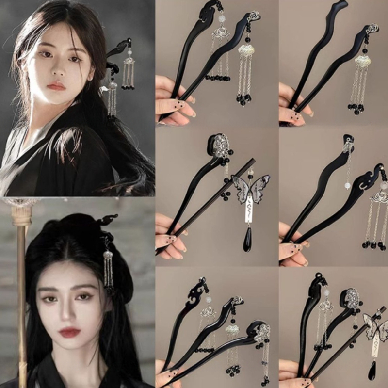 Hair Fork Stick - Wooden Hairpin High-end Feel New Chinese