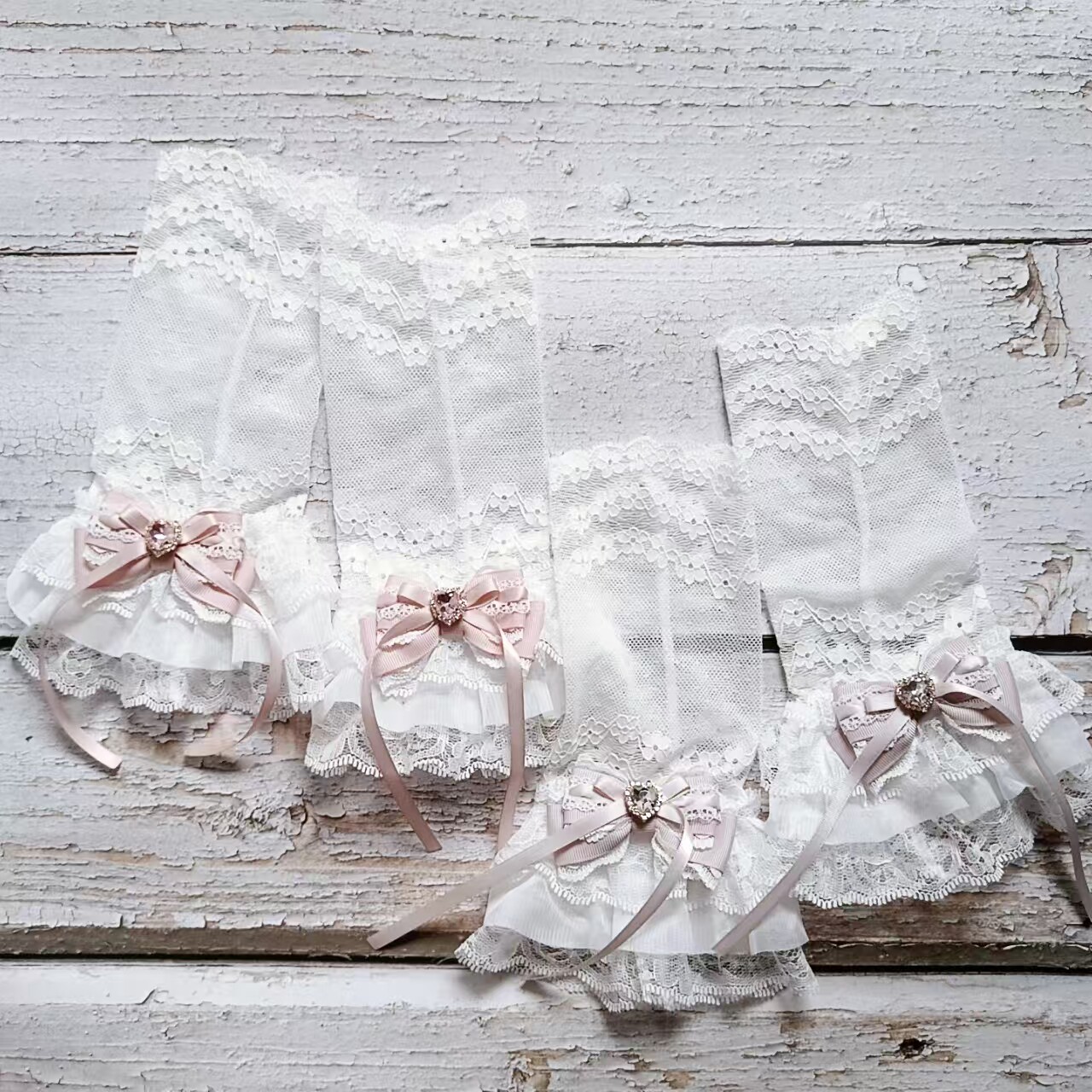 Woman Accessory - White Lolita Lace Puff Sleeves Detachable