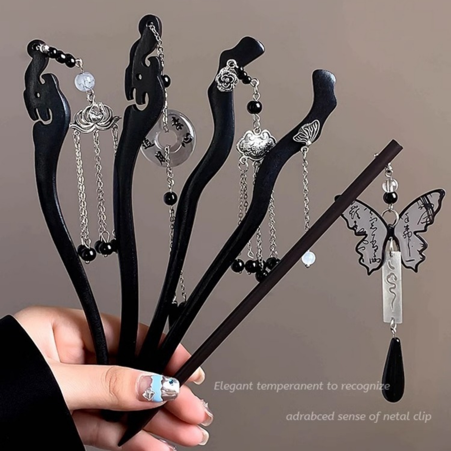 Light Luxury Wooden Tassel Hai - огляд і ціна Hair Fork Stick