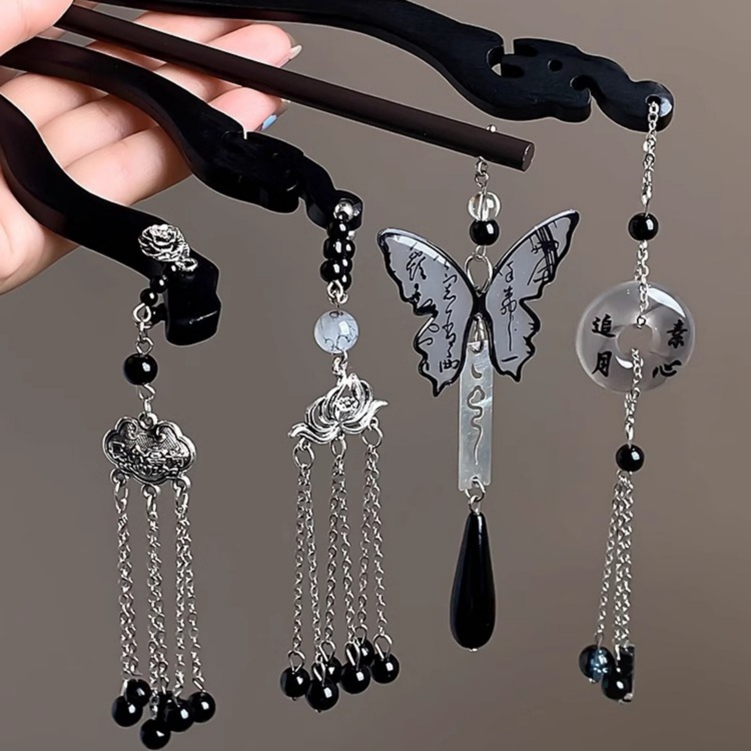 Light Luxury Wooden Tassel Hai - огляд і ціна Hair Fork Stick