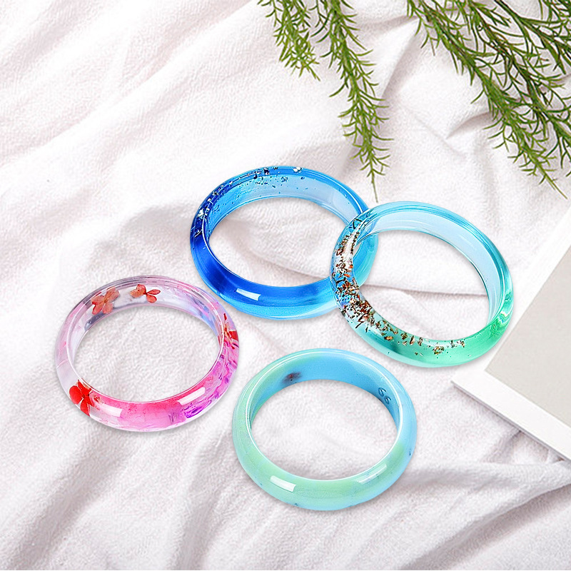 3pc Silicone Mold for Epoxy Re - огляд і ціна Resin Bangle Bracelet