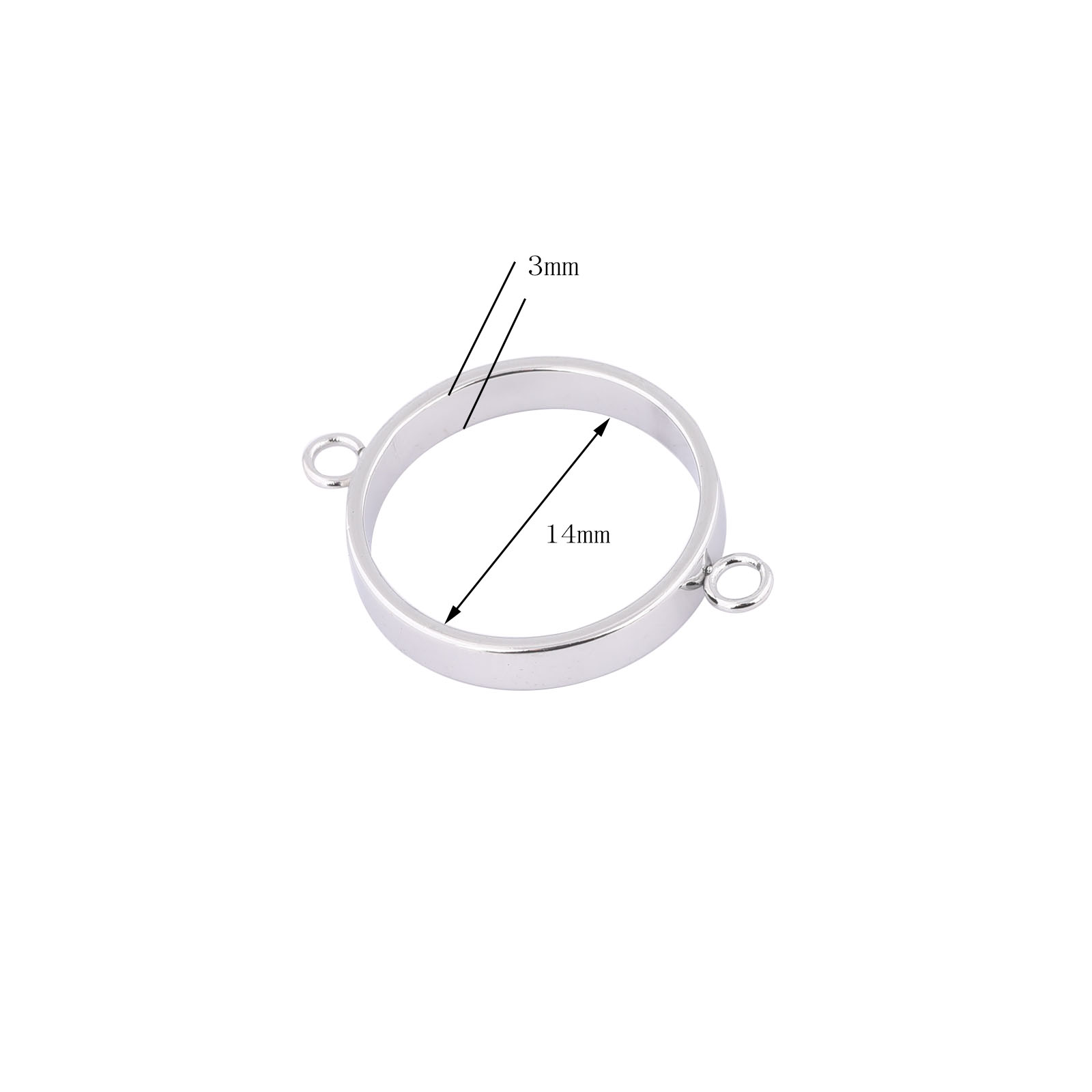 10pcs Stainless Steel 14mm Ope - огляд і ціна Resin Bangle Bracelet