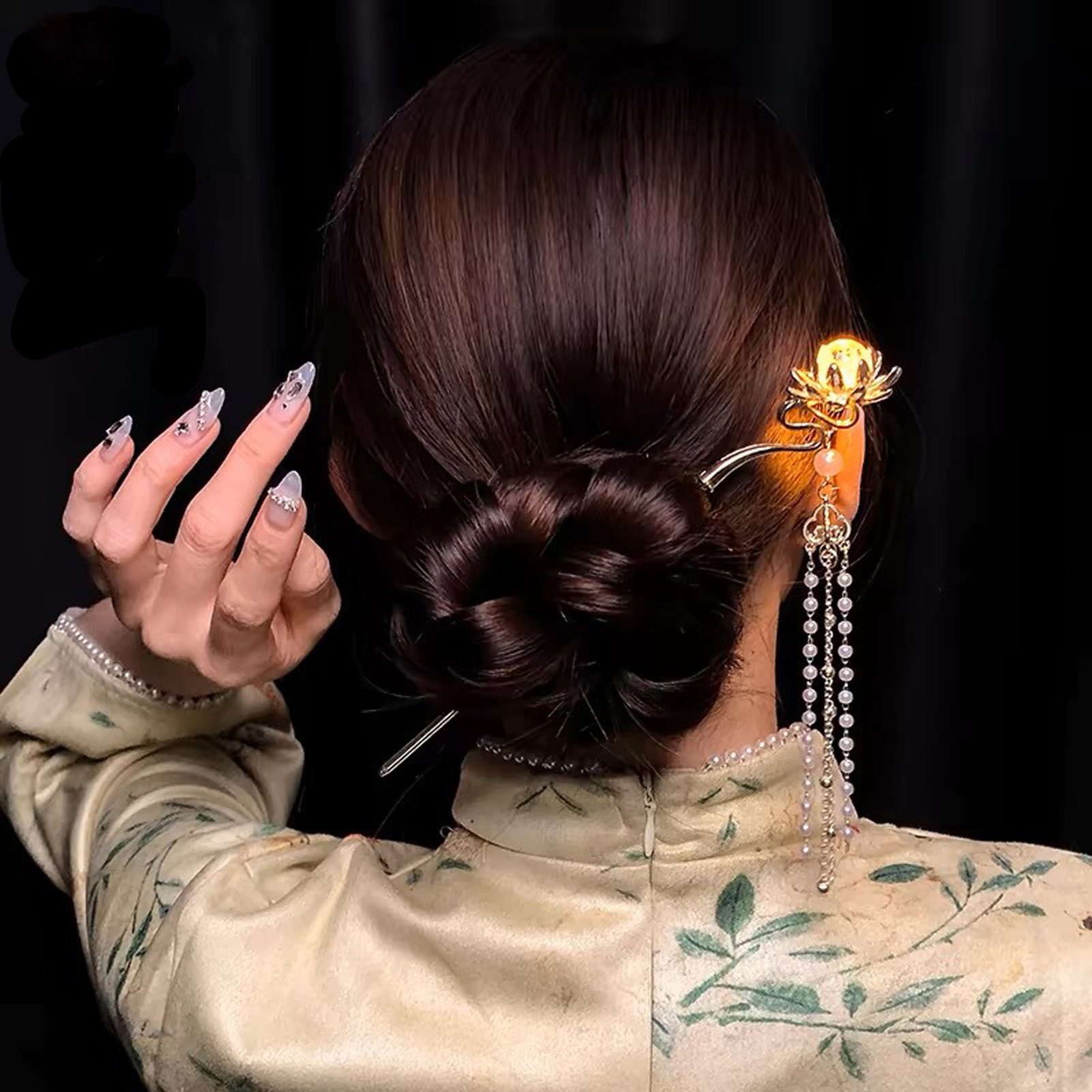Luminous Flower Hairpin Exquis - огляд і ціна Hair Fork Stick