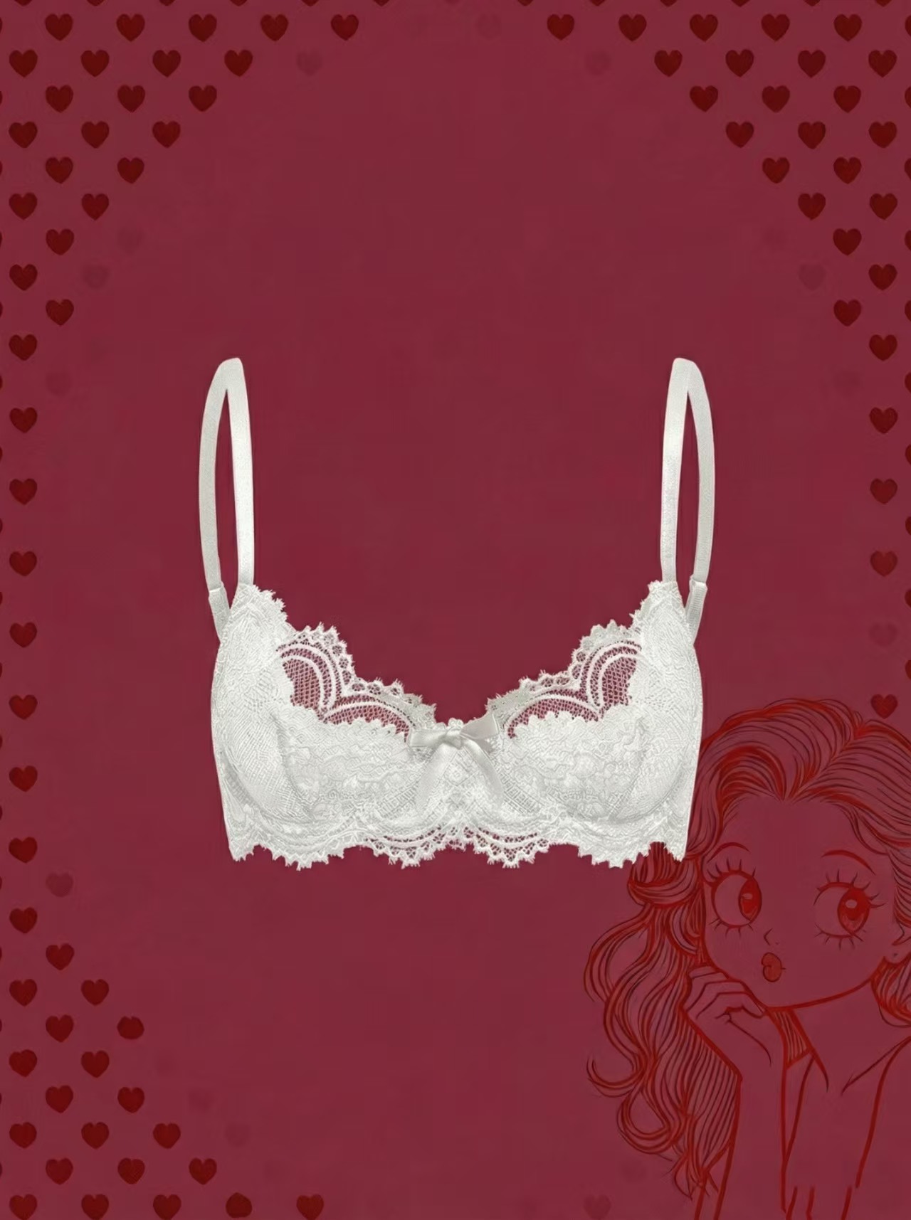 plus size women's bra sexy lac - огляд і ціна Woman Accessory