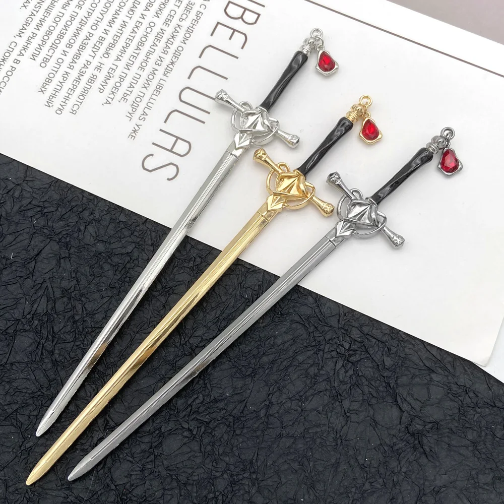 Punk Sword Hairpins Chinese Ru - огляд і ціна Hair Fork Stick