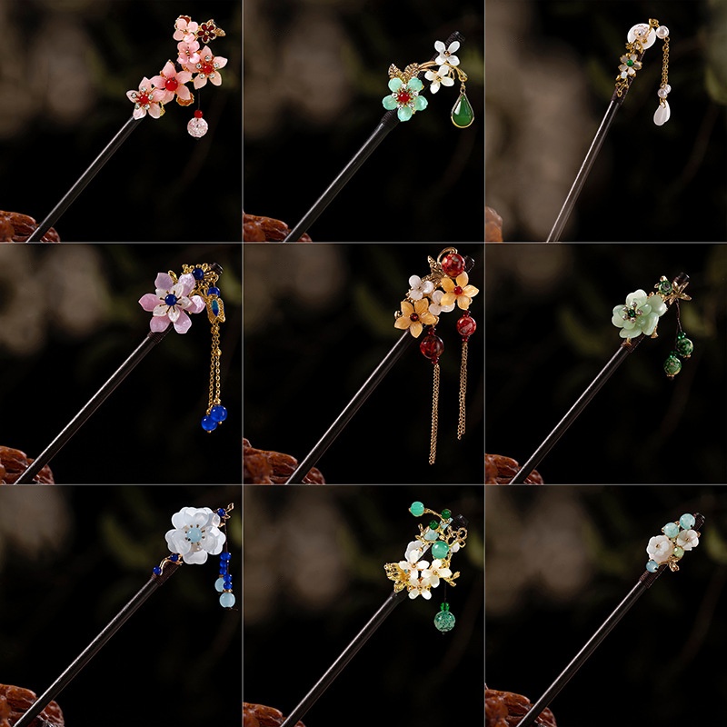 1Pc Wooden Hairpin Headdress f - огляд і ціна Hair Fork Stick