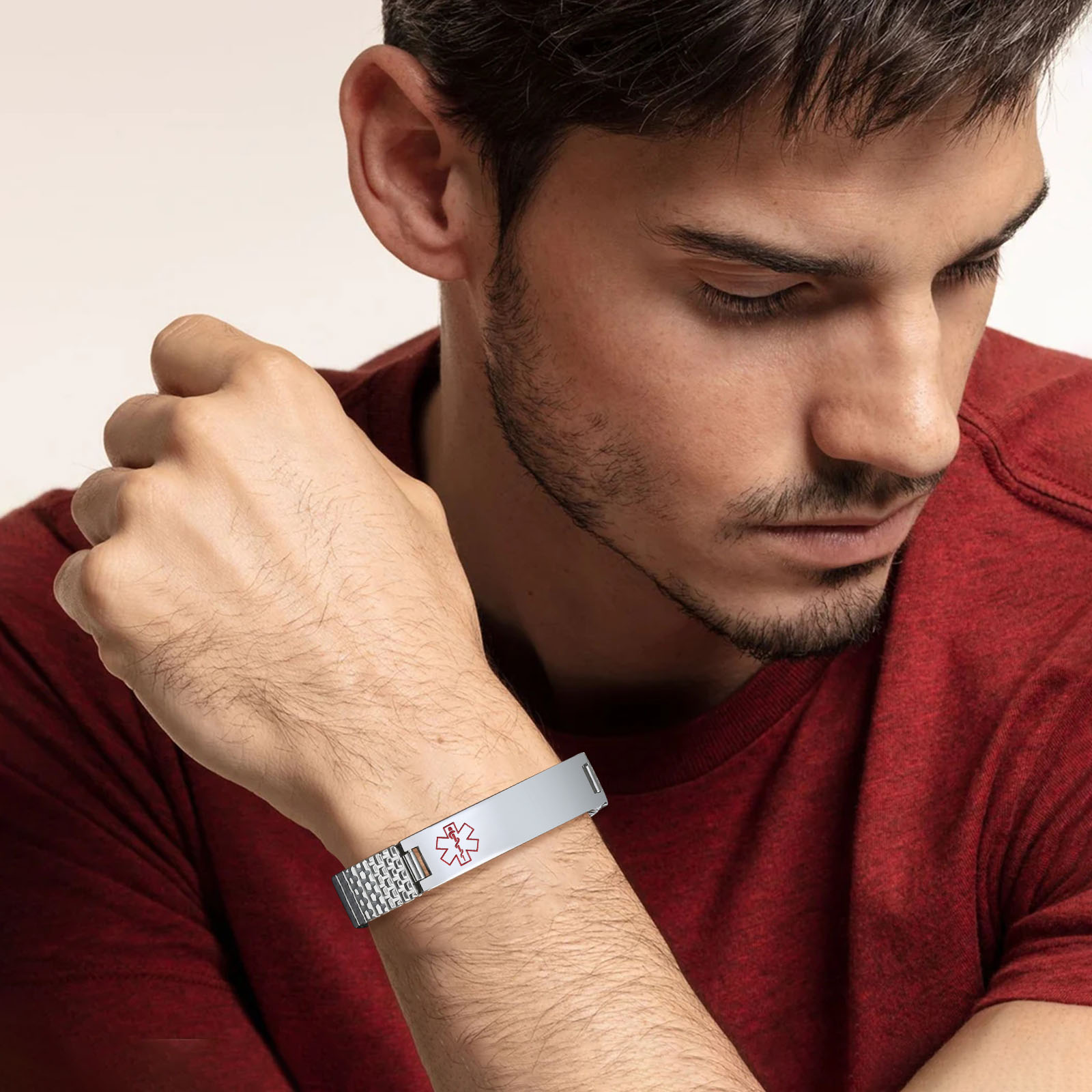 Vnox Stainless Steel Medical A - огляд і ціна Resin Bangle Bracelet