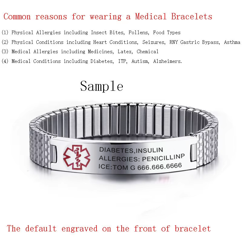 Vnox Stainless Steel Medical A - огляд і ціна Resin Bangle Bracelet