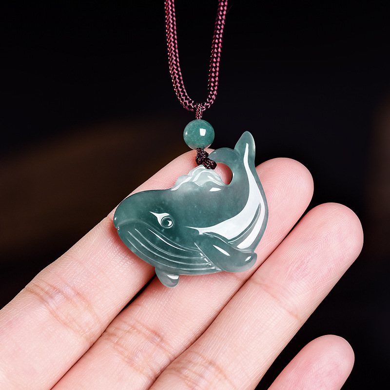 Natural Burmese Jadeite Whale  - огляд і ціна Woman Accessory