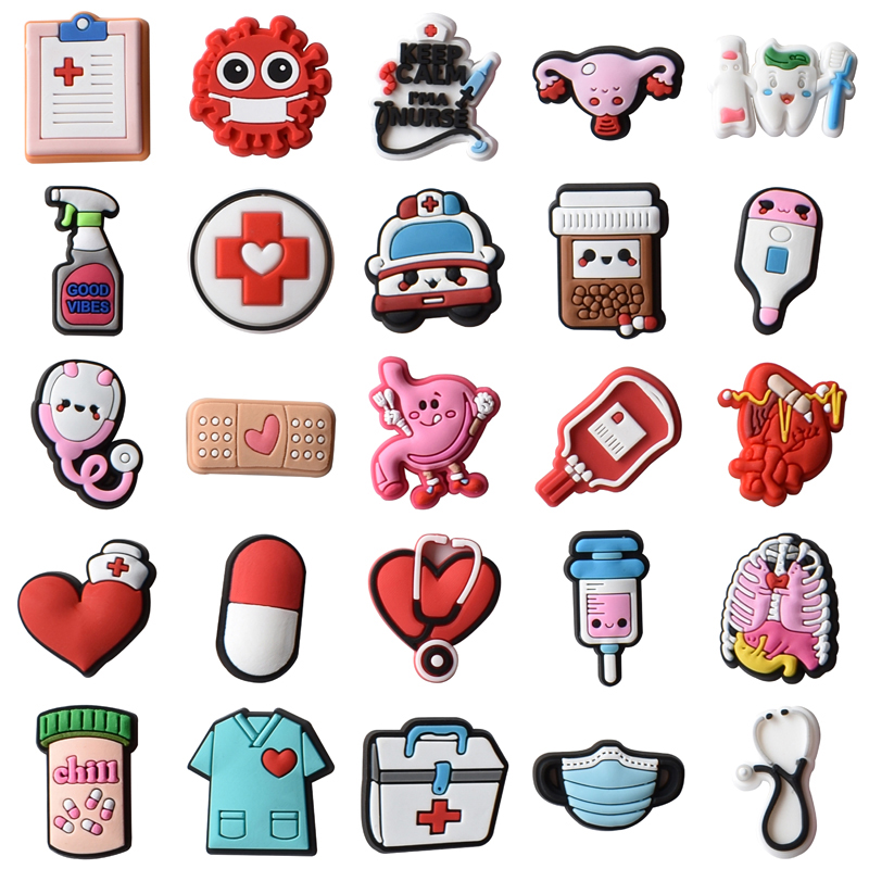 Nursing Shoe Charms for Crocs  - огляд і ціна Women'S Accessories Crocs