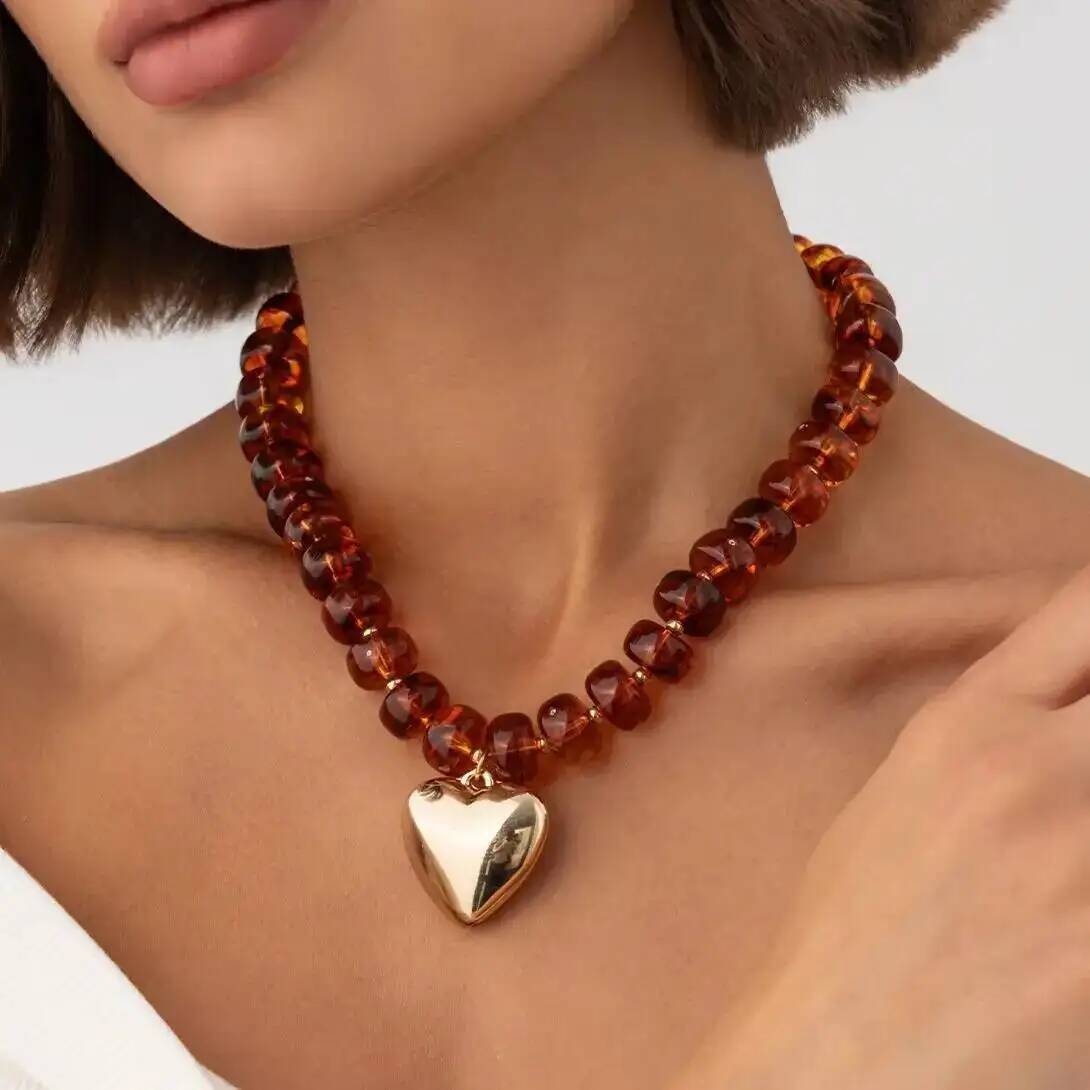 SHIXIN Trendy Amber Acrylic Re - огляд і ціна Resin Bangle Bracelet