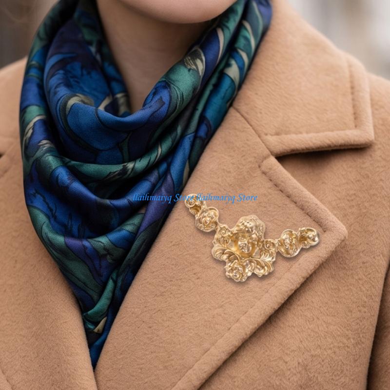 573B Fashion Brooch Pin Angel  - огляд і ціна Brooch Pin Gold