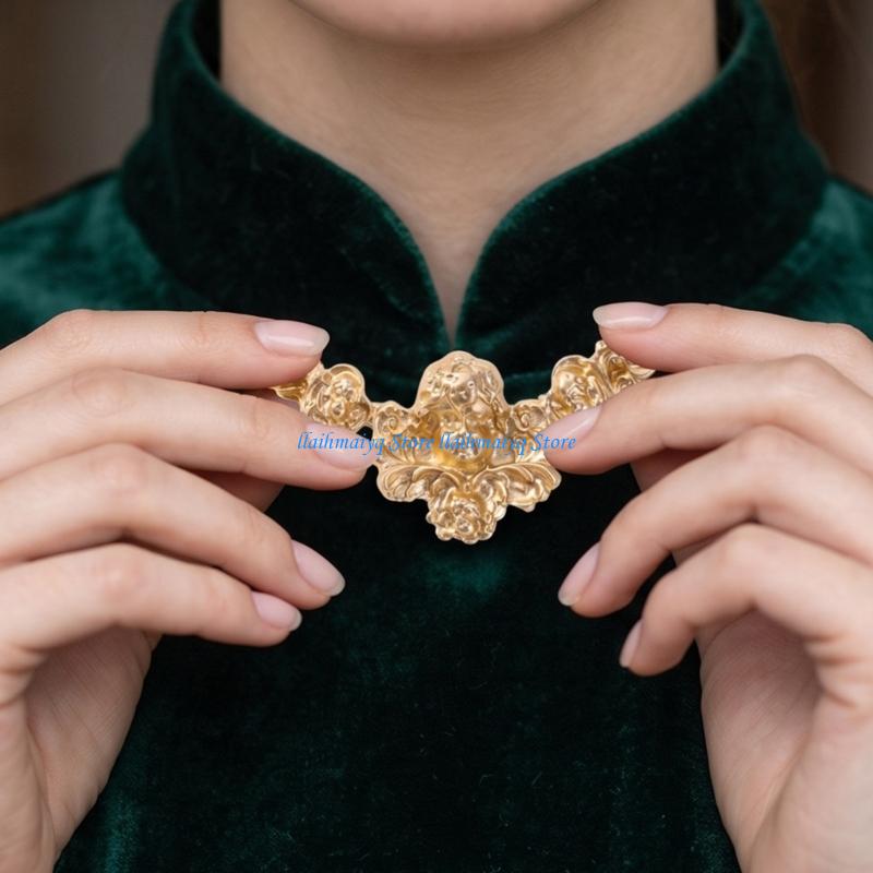 573B Fashion Brooch Pin Angel  - огляд і ціна Brooch Pin Gold
