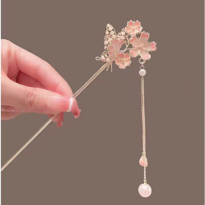 Sakura Hairpin with a High-End - огляд і ціна Hair Fork Stick