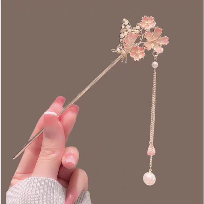 Sakura Hairpin with a High-End - огляд і ціна Hair Fork Stick
