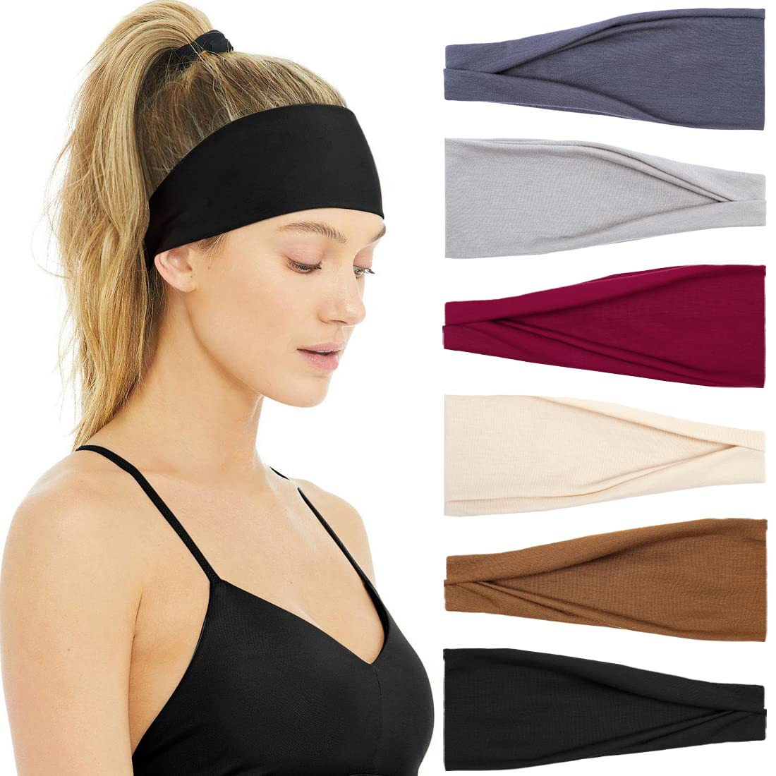 Headbands for Women Non Slip S - огляд і ціна Women'S Yoga Accessories