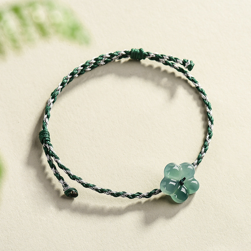 Burmese Jadeite Flower Bracele - огляд і ціна Woman Accessory