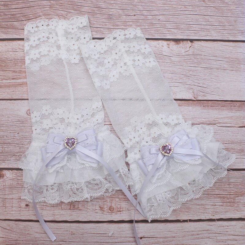 White Lolita Lace Puff Sleeves - огляд і ціна Woman Accessory