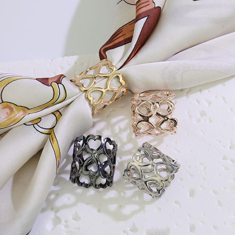 1/4Pcs Alloy Circle Scarves Br - огляд і ціна Woman Accessory