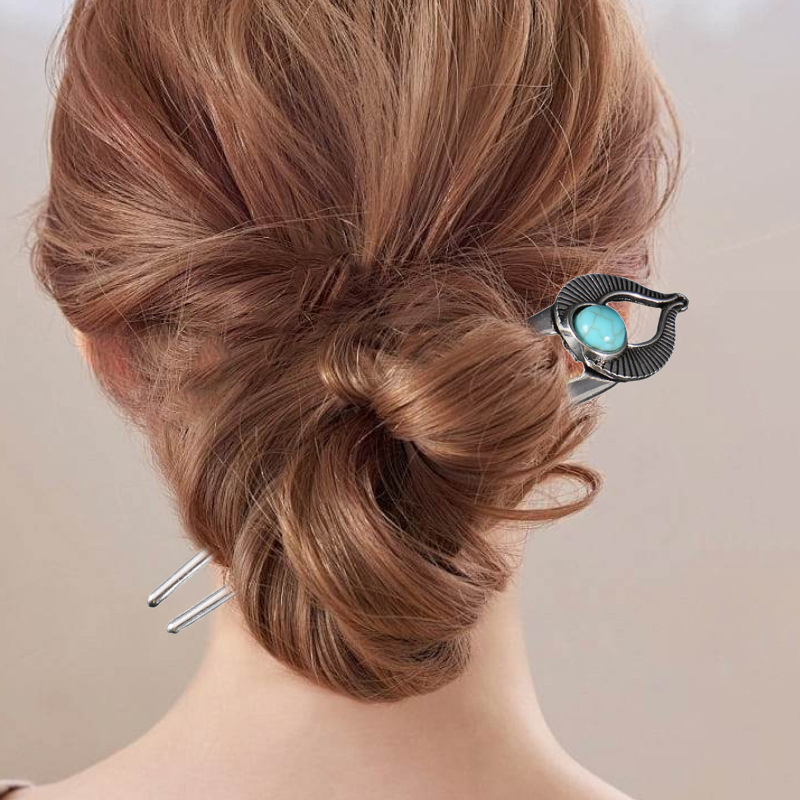 Egypt Turquoise U Shape Hair F - огляд і ціна Hair Fork Stick
