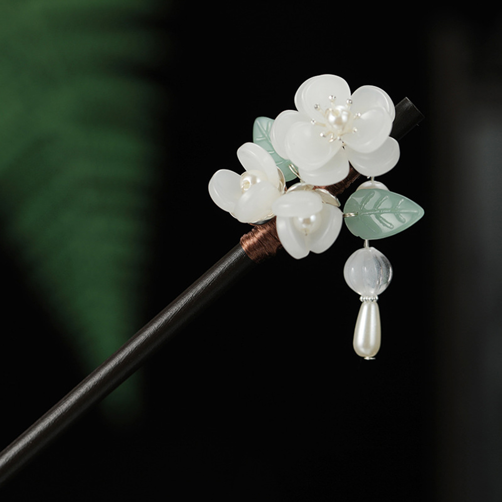 Retro Flower Hairpin With Pear - огляд і ціна Hair Fork Stick