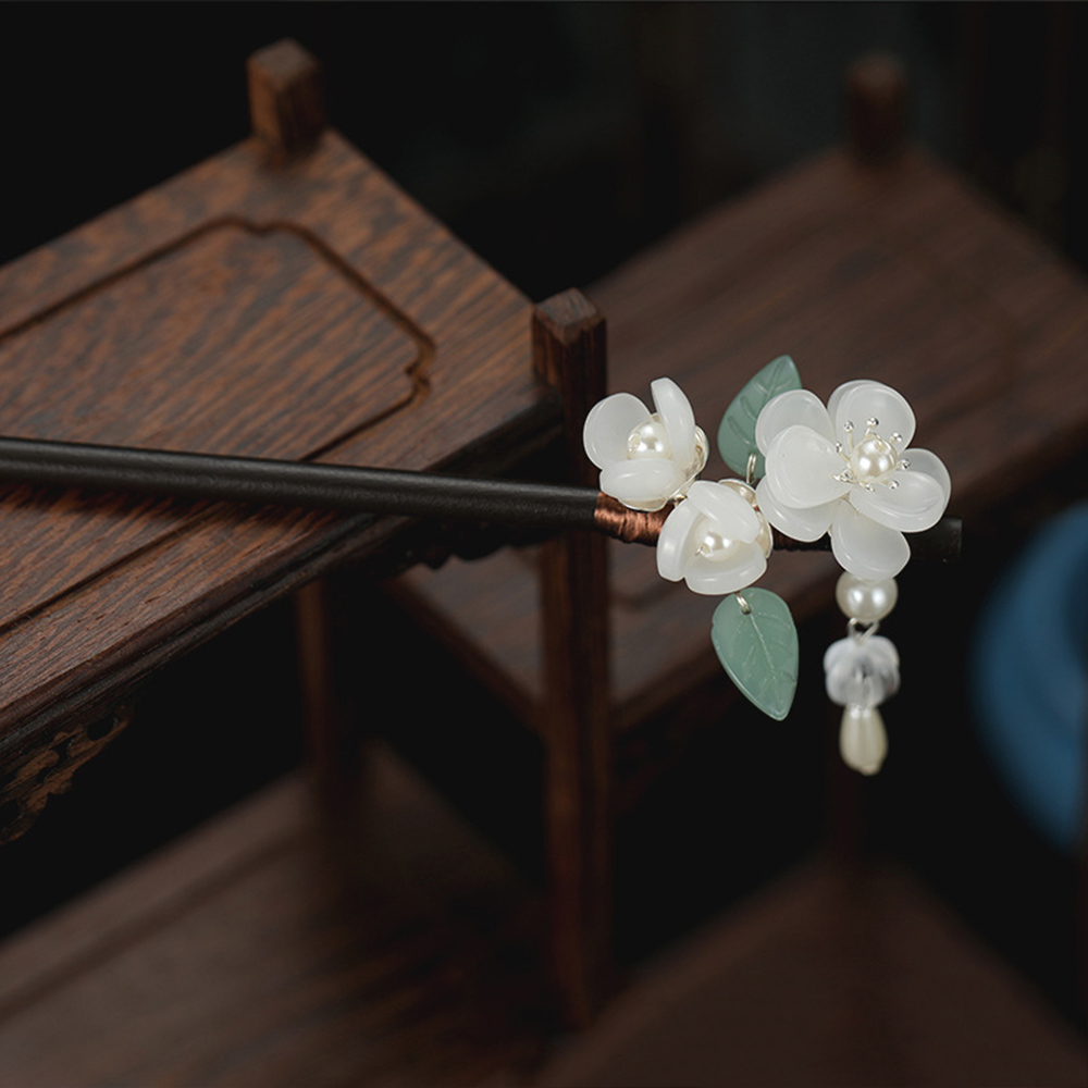 Retro Flower Hairpin With Pear - огляд і ціна Hair Fork Stick