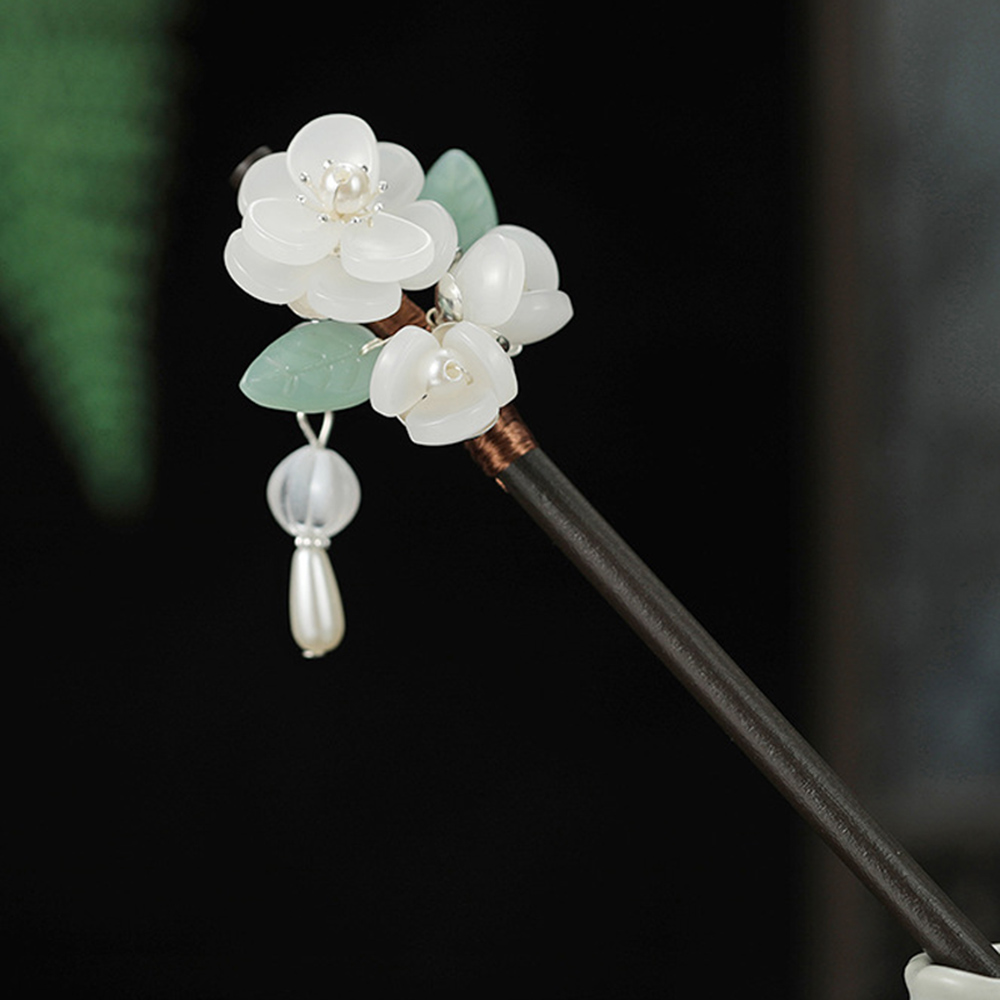 Retro Flower Hairpin With Pear - огляд і ціна Hair Fork Stick