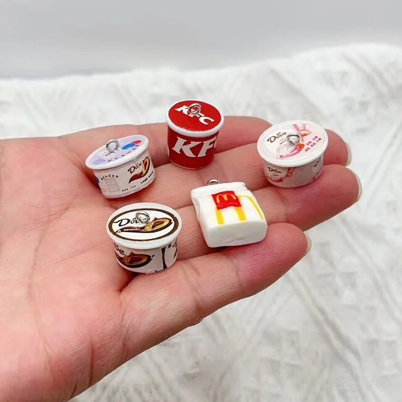 10pcs/Lot Resin 3D Food Hambur - огляд і ціна Resin Bangle Bracelet